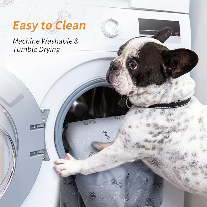 Pee Pads for Dogs Washable, Absorbent,34x52 Reusable Puppy Pads | Waterproof, Non-slip, dog Mats for Potty Training, Playpen, Crate, Senior Dog Incontinence, Housebreaking