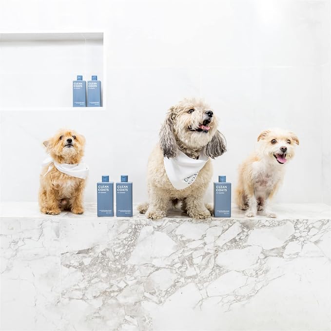 Fragrance Free Pet Shampoo for Dogs – Gentle Oatmeal & Aloe Leaf Formula for Sensitive Skin, Helps to Relieve Itchy & Dry Skin, Vegan Formula
