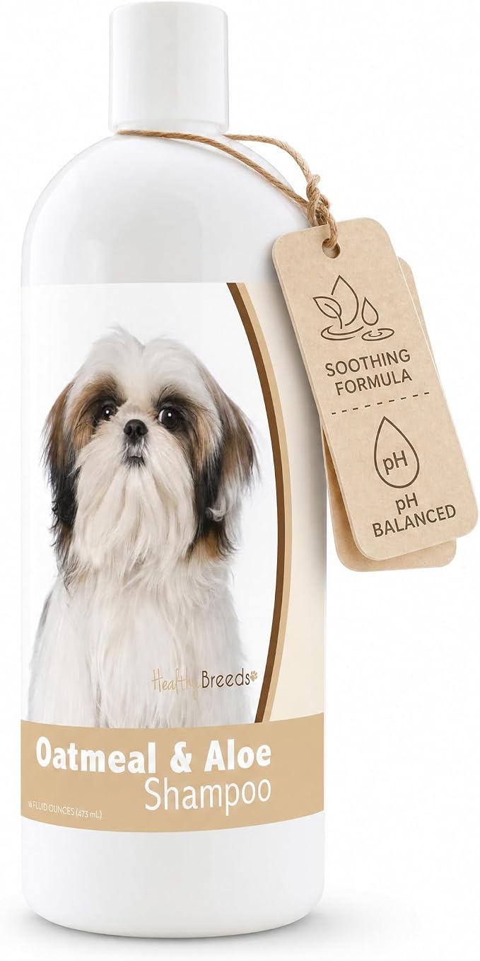 Healthy Breeds Shih Tzu Oatmeal Shampoo with Aloe 16 oz