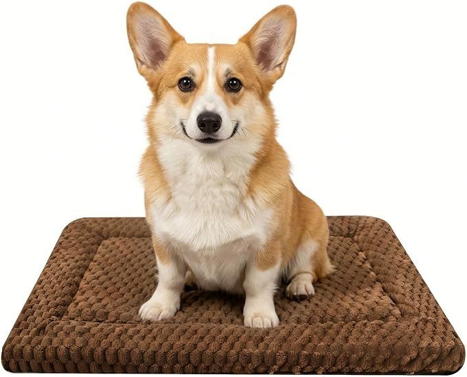 Dog Bed Mat - Reversible Dog Crate Bed Mats, Soft & Breathable Kennel Pad, Durable Crate Bed for Small Medium Large Dogs & Cats