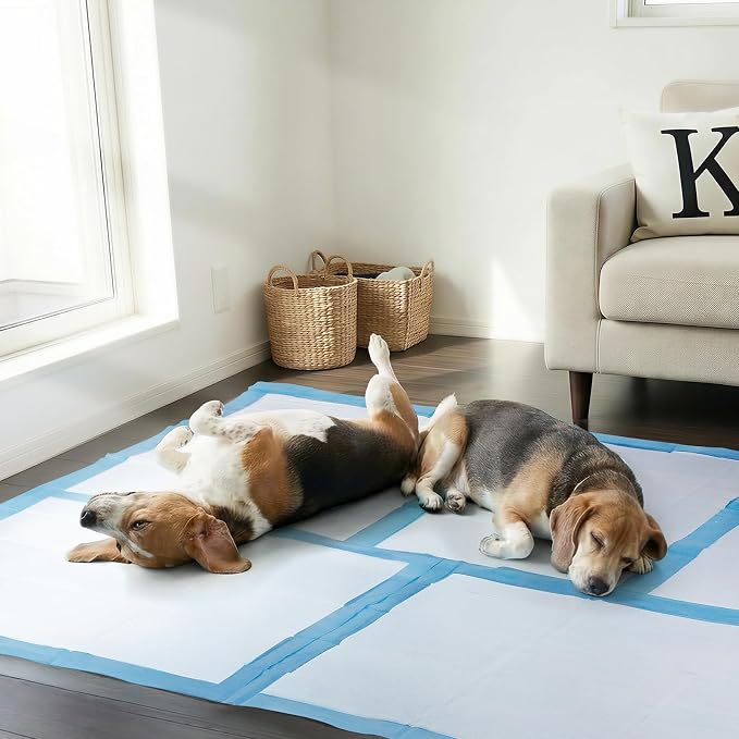 45 Pack 30"x36" Extra Large Dog Pee Pads - Super Absorbent & Leak-Proof Disposable Puppy Training Pads | X-Large Quick-Dry 5-Layer Protection Piddle Pads for Indoor & Outdoor Use