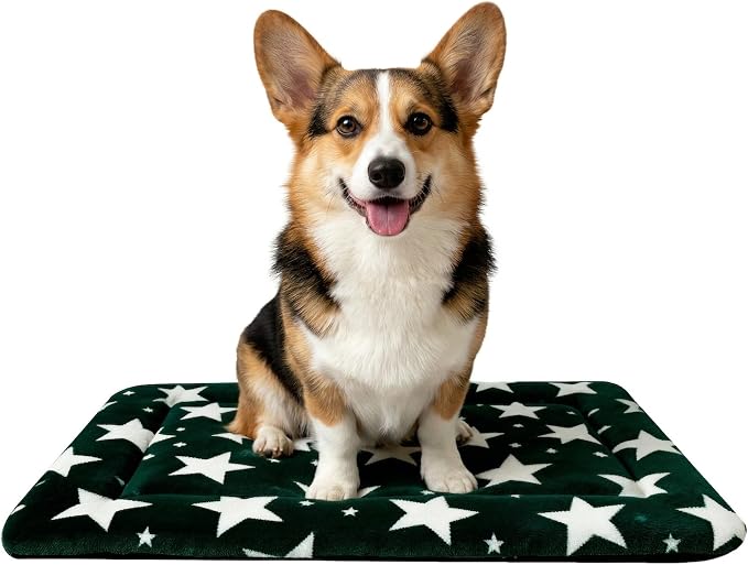 Dog Bed Mat - Reversible Dog Crate Bed Mats, Soft & Breathable Kennel Pad, Durable Crate Bed for Small Medium Large Dogs & Cats