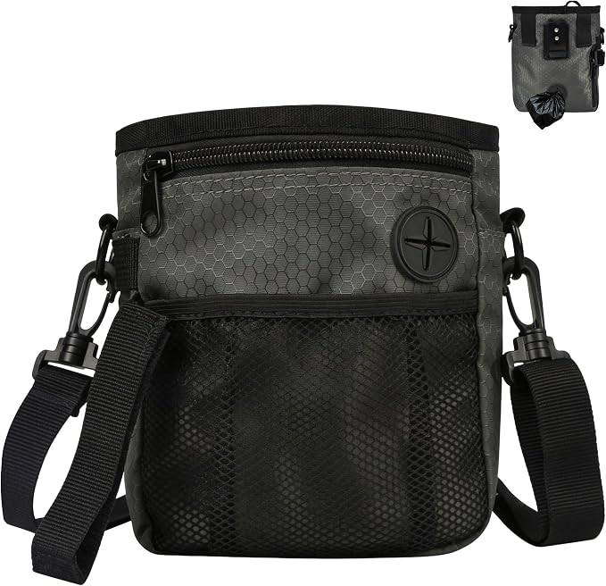 Dog Training Treat Pouch Hands-Free Waterproof with Adjustable Waist Strap