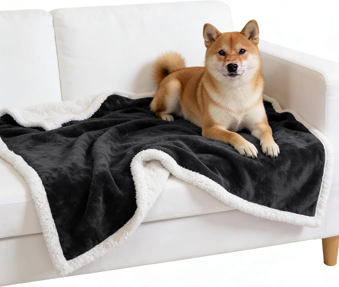 Kritter Planet Dog Blankets for Small Dogs, Soft Puppy Blanket, Pet Blankets for Cats, Lightweight & Washable, Perfect for Dog Beds, Car Seats, Creat, 30x40 inches