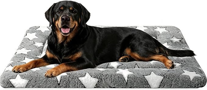 Dog Bed Mat - Comfortable Kennel Pad, Multi-Purpose Crate Bed for Dogs & Cats, Soft Support