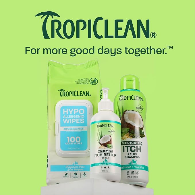TropiClean Oatmeal & Medicated Itch Variety Pack, 3 Piece