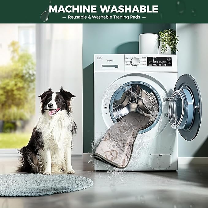 FXW Washable Pee Pads for Dogs, Super Absorbent, 71" Square, 1 Pack | Machine washable, Non-slip backing, Fits 32"/40"/45"H 8-Panel FXW Rollick/Homeplus Playpens