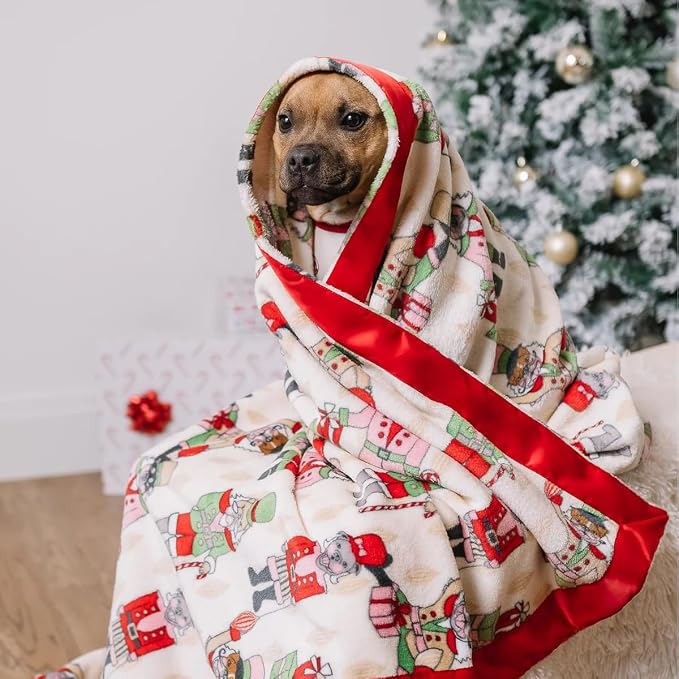Darren & Phillip Nutcracker Dreams Blanket - Ultra-Soft Blankets Made with Plush Fleece - Perfect as a Dog Bed Blanket or for Cuddling with Your Pup - Ultra-Snuggly Blankets for Dogs & Humans