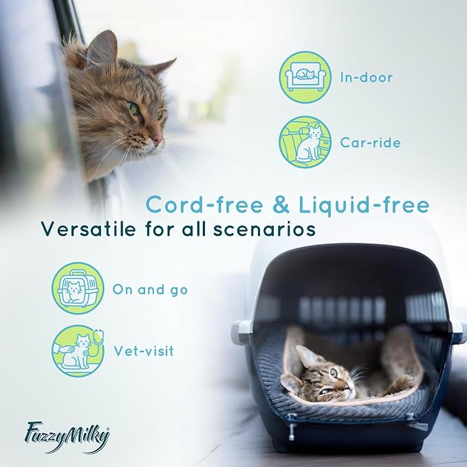 Cat Pheromone Calming Diffuser Gel, Unplugged Cordless Cat Calming | for Cat Anxiety Relief from New Home, Car Rides, Travel, Scratching & Urine Marking, 2 Months Supply (120 ml, 4.1 f oz)