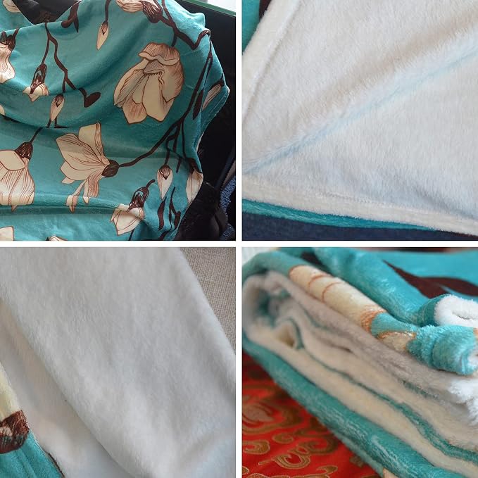 Custom Photo Blanket Best Memorial for Your Pets - Personalized Cozy Fleece Throws Blanket with Picture Upload for Dogs Cats Family Friends