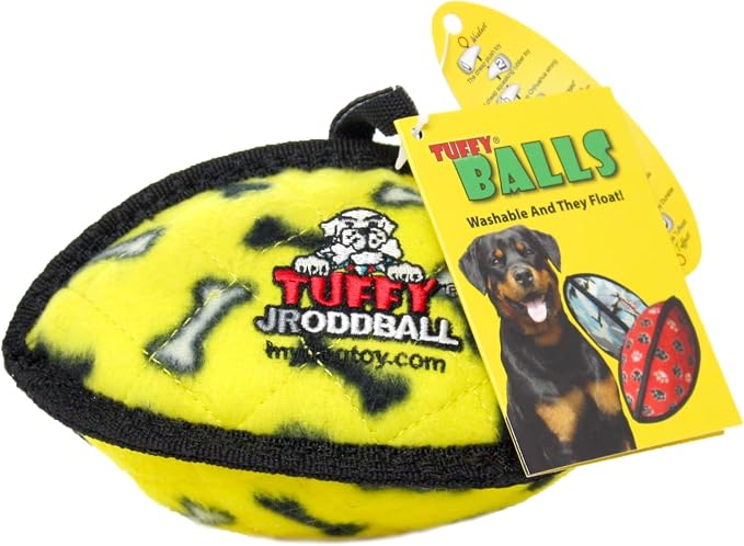 TUFFY® : 2 Pack Odd Ball Dog Toy: Ultra Durable Plush Toy with Multiple Layers & Reinforced Seams, Washable and Floats, Original Construction