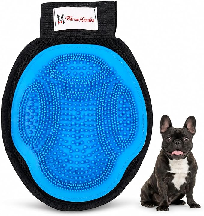 Warren London 2-in-1 Pet Grooming Glove for Dogs & Cats, Reversible Brush