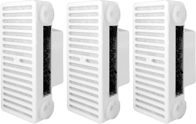 Pioneer Pet 3 Pack of T-Shaped Filter for Food, Water and Serene Fountain
