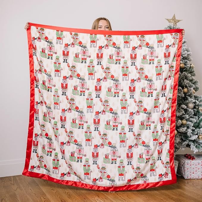 Darren & Phillip Nutcracker Dreams Blanket - Ultra-Soft Blankets Made with Plush Fleece - Perfect as a Dog Bed Blanket or for Cuddling with Your Pup - Ultra-Snuggly Blankets for Dogs & Humans