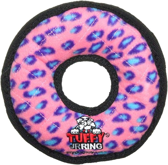 TUFFY® : 2 Pack Ring Dog Toy: Ultra Durable Plush Toy with Multiple Layers & Reinforced Seams, Washable and Floats, Original Construction
