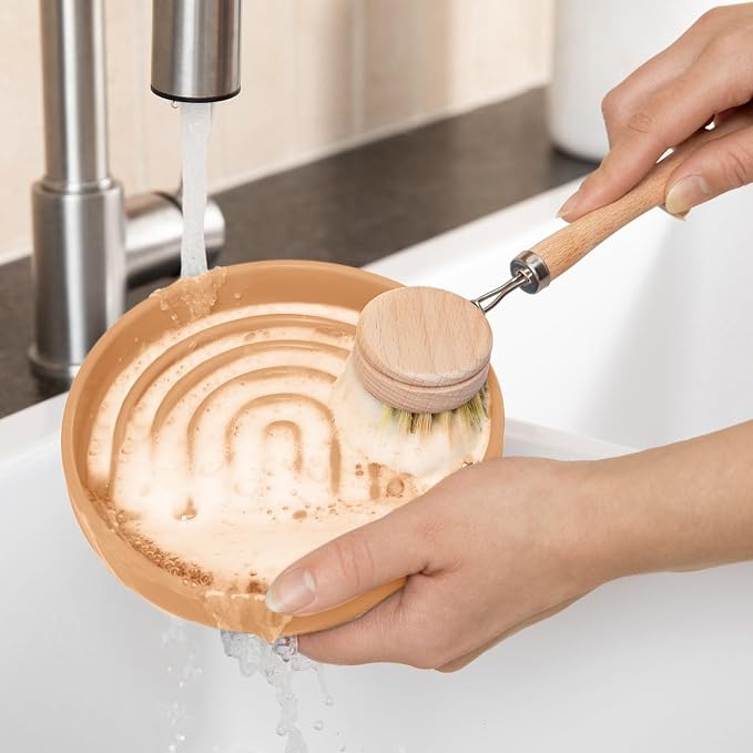 Should We Go? Slow Feeder Dog Bowls - Medium Size Silicone Slow Eating Dog Bowl for Puppies & Dogs with Suction Cup -Dishwasher-Safe,Lick Mat Design,Reduces Gulping,for All Breeds,6”x1.25”-Terracotta