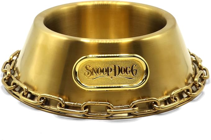Snoop Doggie Doggs Off The Chain Deluxe Pet Bowl