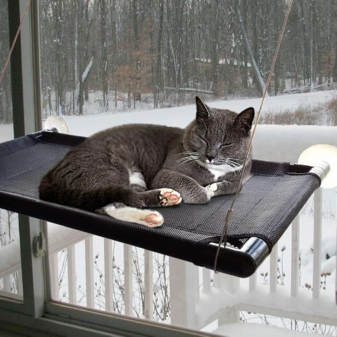 Cat Perch Cat Window Perch Window Cat Perch Hammock Cat Window Hammock Bed Cat Window Seat Kitty Window Sunny Seat Durable Big Pet Perch With Upgraded 4 Big Suction Cups Cat Bed Holds Up To 60lbs