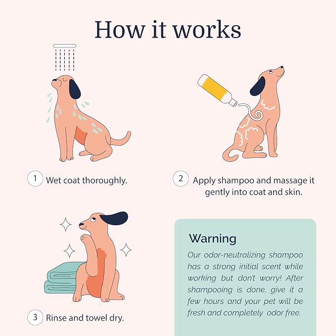 Hepper Deep Clean Pet Shampoo for Smelly Pets - Odor Control - 8oz
