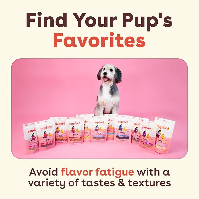 Pupford Freeze Dried Dog & Puppy Training Treats (Beef Liver, 4 oz, 3 Pack) | 1400+ treats, Ultra low-calorie, Only 3 ingredients, All breed sizes, Mess free and bite sized, Trainer recommended