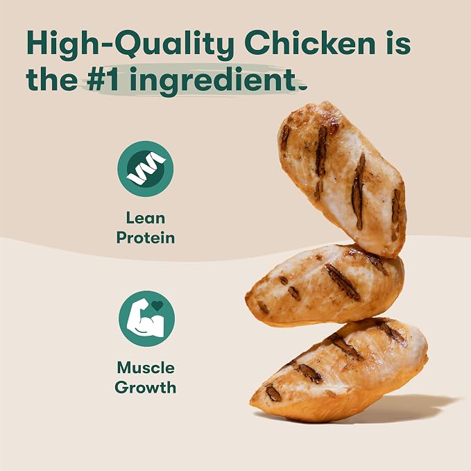 Jinx Dog Training Treats, Bite-Sized Training Treats for Dogs, Chicken, 4oz | 1 Pack Healthy Dog Treats Training with Cage Free Chicken, Vitamins for Immunity & No Fillers for Puppies, Adults & Seniors