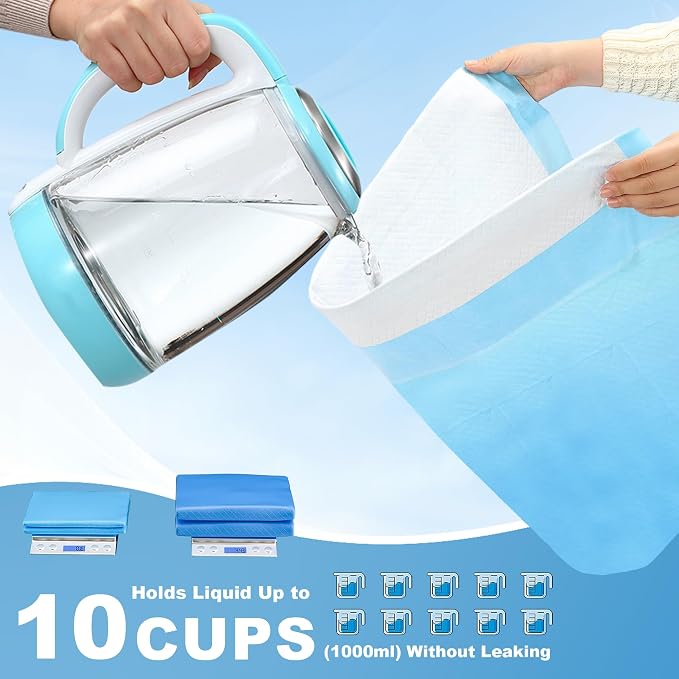 Puppy Pee Pads for Dogs 28"x44" 40 Count, Dog Pee Pads Extra Large, Leak-Proof & Super Absorbent, Thicken Disposable Potty Pads Puppy Training Pads for Cats Rabbits