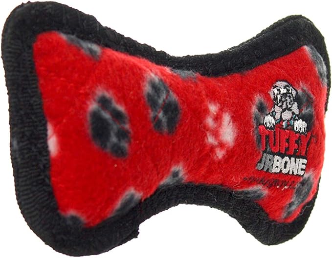 TUFFY® : 2 Pack Bone Dog Toy: Ultra Durable Plush Toy with Multiple Layers & Reinforced Seams, Washable and Floats, Original Construction