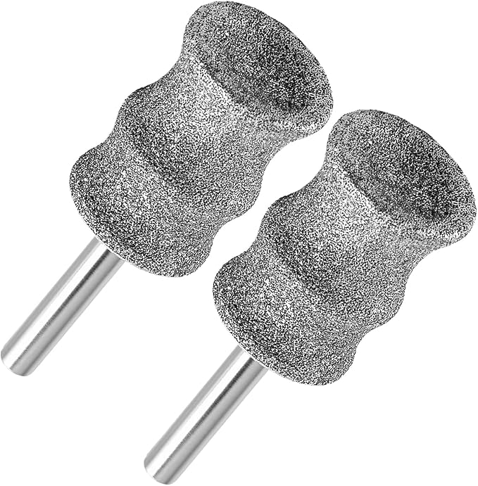 Dog Nail Grinder Bits for Dog and Cat Pet Nail Grinder Attachment Pet Nail File & Clippers for Medium Large Dogs A (2Pack)