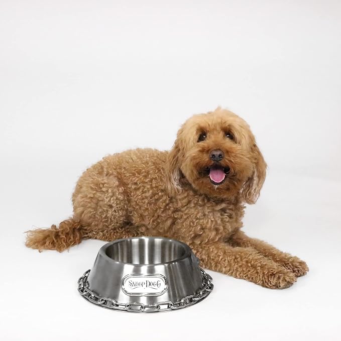Snoop Doggie Doggs Off The Chain Deluxe Pet Bowl