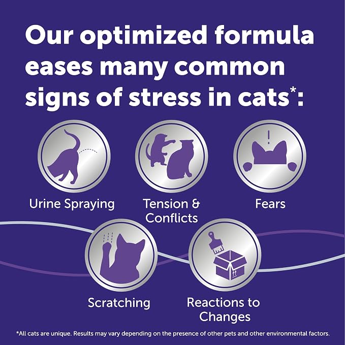 FELIWAY Optimum 30 Day Cat Calming Refills for Pheromone Diffuser,48ml Value Pack - Helps Reduce Common Signs of Stress in Cats & Kittens,Enhanced Calming,(Pack of 12)