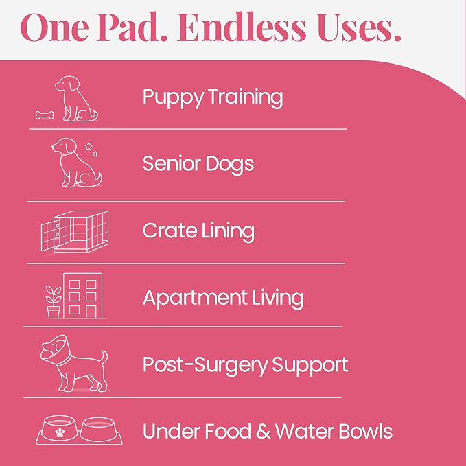 Pupiboo Disposable Dog and Cat Training Pads – Leaves Pattern, Highly Absorbent Pee Pads, Leak Proof Backing, Pheromonal Attractant for Housebreaking & Potty Training – 23x23 in (100 Count)