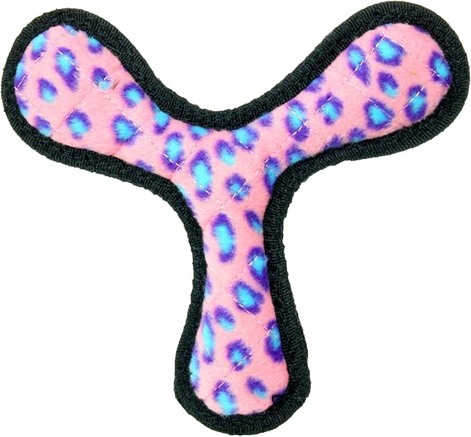 TUFFY® : (2 Pack Boomerang Dog Toy: Ultra Durable Plush Toy with Multiple Layers & Reinforced Seams, Washable and Floats, Original Construction