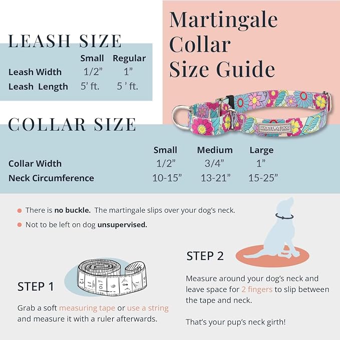 Lucky Love Dog - Adjustable Dog Collar with Easy Click Buckle for Large Ones, Durable, & Comfortable for Male & Female Dogs, Pet Collar for Puppies & Adult Dogs - Winterblue, Large