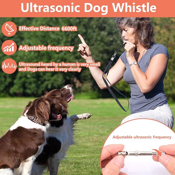 BARKIE Dog Training Kit - Treat Pouch, Pet Training Fanny Pack, 2 Puppy Training Clickers, Ultrasonic Silent Whistle, 2-in-1 Whistle Clicker, Clicker Training Guide Booklet, Dog Poop Bag (Black)