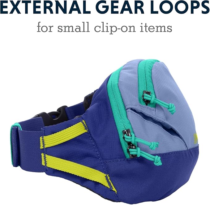 Ruffwear, Home Trail Hip Pack, Dog Walking Fanny Pack, River Rock Green | Crossbody with Adjustable Belt, Treat Pouch, Poop Bag Holder, Phone Pocket, Hands-Free for Training, Hiking, Running, Travel