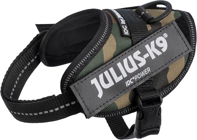 Julius-K9, 16IDC-C-B2, IDC Powerharness, Dog Harness, Size: Baby 2, Camouflage