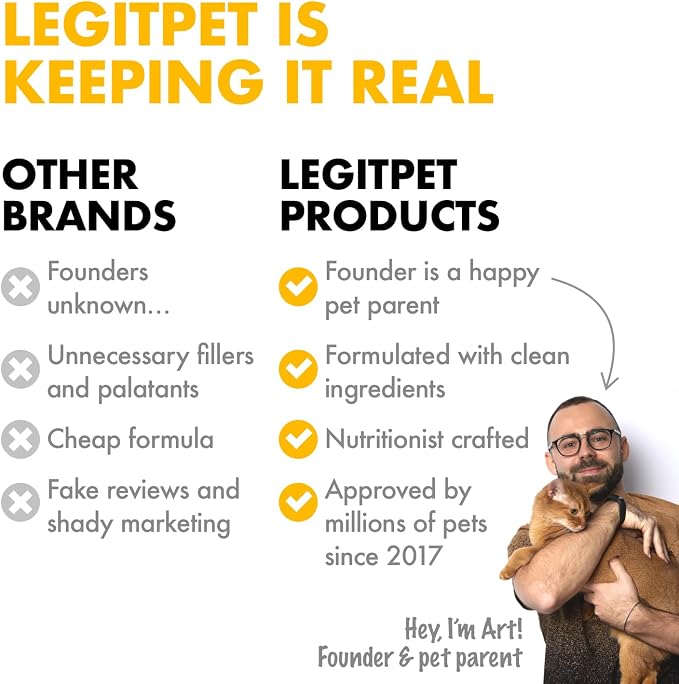 LEGITPET Oatmeal Dog Shampoo & Conditioner Set for Itchy Skin, 2 x 16 oz | Colloidal oatmeal, aloe and honey help soothe itchy, allergy-prone, dry and sensitive skin while conditioning the coat.