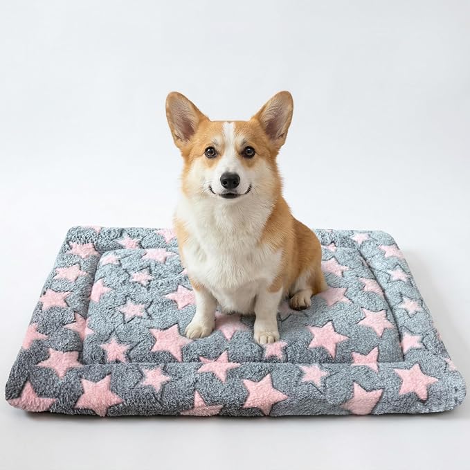 Dog Bed Mat - Reversible Dog Crate Bed Mats, Soft & Breathable Kennel Pad, Durable Crate Bed for Small Medium Large Dogs & Cats