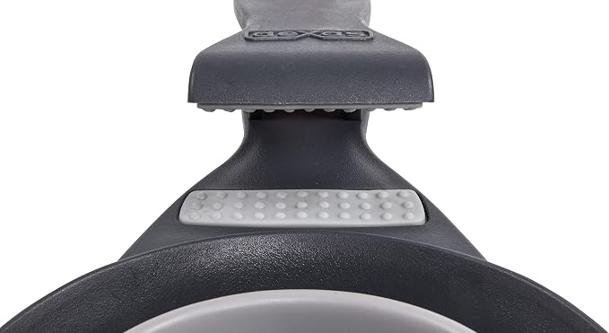 Dexas Popware for Pets Collapsible Klip Scoop, 3-in-1 Pet Food Scoop, Measuring Cup and Bag Clip, 2 Cup Capacity, Light Gray