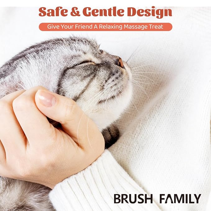 Pet Brush for Dematting & Deshedding, Professional Cat Grooming Brush | Dog Grooming Brushes with Wood Handle, Shedding Comb for Indoor Cats & Long Haired Cat Dog Pet