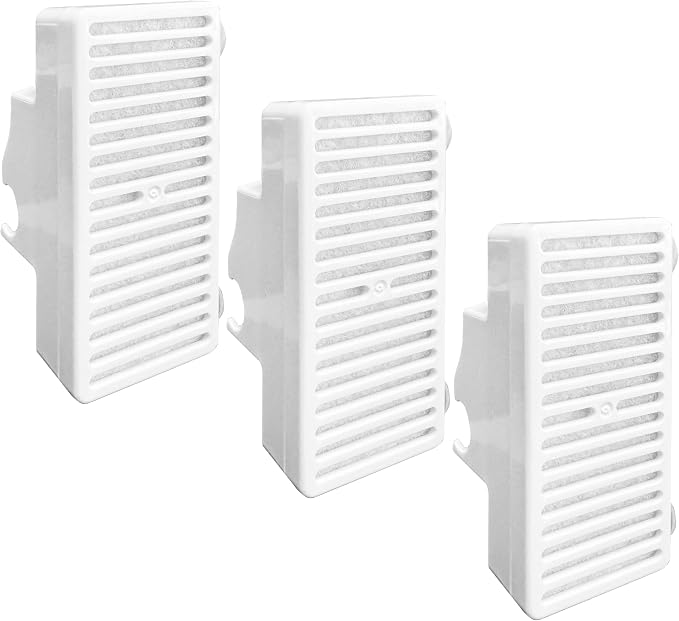 Pioneer Pet 3 Pack of T-Shaped Filter for Food, Water and Serene Fountain