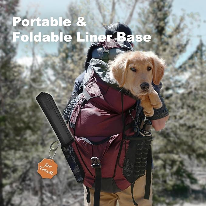 HQ4US 4LEGS Large Portable Dog Pee Pads Foldable Liner Base 33''x23'' Training Pad Holder with Fixing Clips, Waterproof, Easy Clean, Indoor Dog Potty