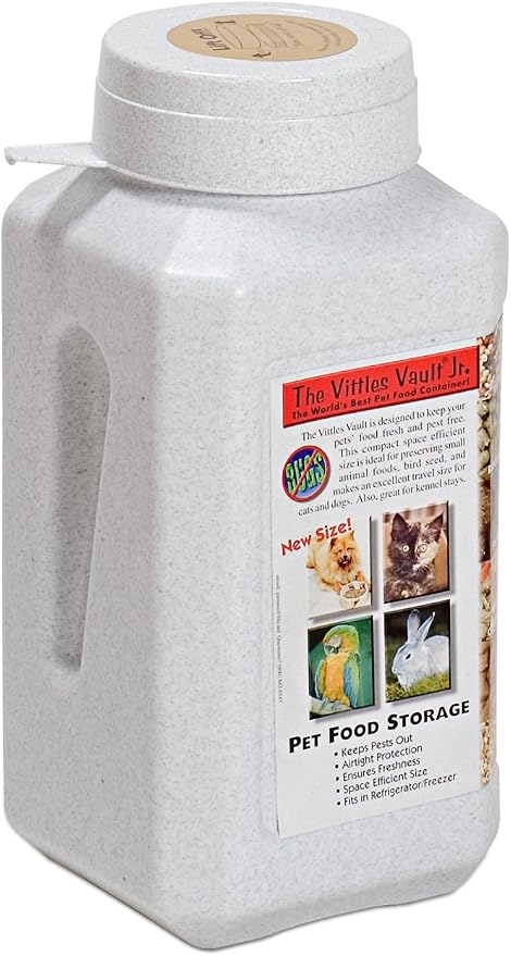 Vittles Vault Vittles Vault Junior Pet Food Storage Container, 4 Pounds | Made in USA