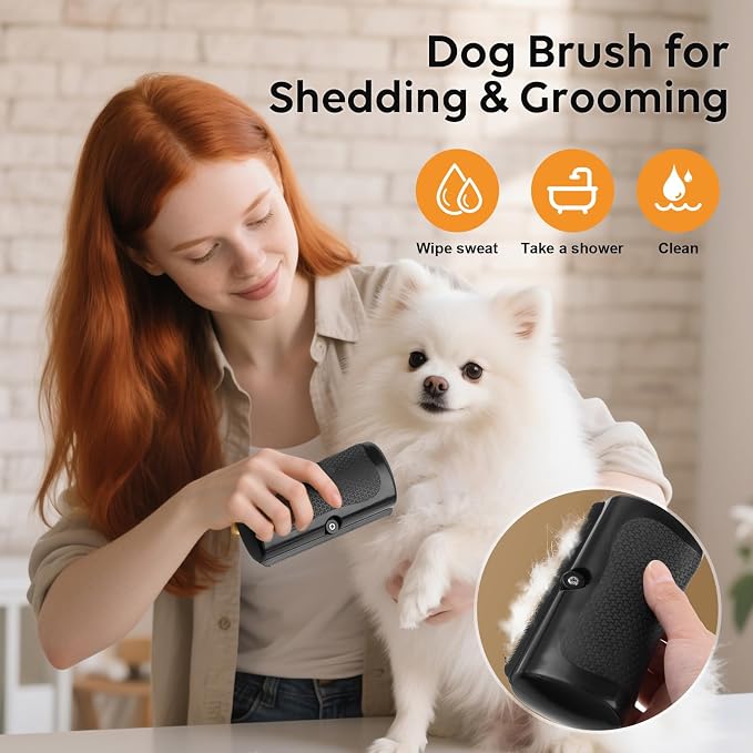 Deshedding Brush, Deshedding Brush for Pets, Deshedding Dog Brush for Cats, Dogs, Horses, Easy Hair Removal Tool