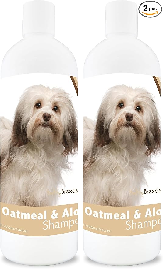 Healthy Breeds Havanese Oatmeal Shampoo with Aloe 16 oz (Pack of 2)