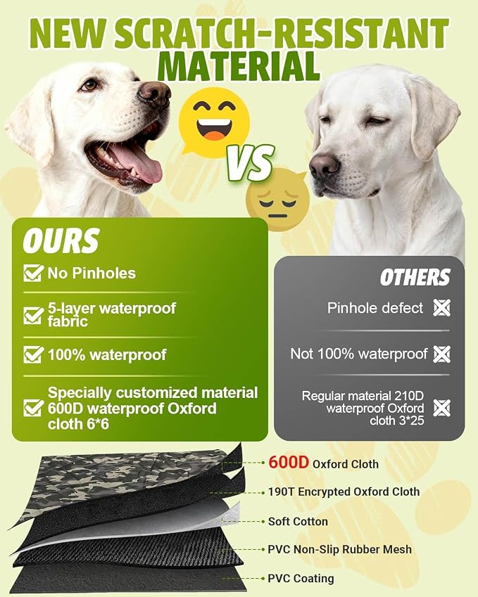Dog Car Seat Cover, 600D Heavy Dute Durable Car Seat Cover for Dogs Pets, 100% Waterproof Scratch Proof Nonslip Dog Hammock for Cars, Seat Covers Protector with SeatBelt for Pet Sedan SUV Trucks