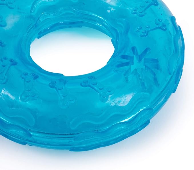 Petface (Toyz Play Ring Dog Toy, Blue/Green/Pink (One Colour Supplied at Random)