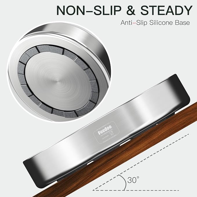 Slow Feeder Dog Bowl-3Cups for Large Breeds, Double Wall Food-Grade Stainless Steel, Heavy Duty with Non-Slip Rubber Base, Puzzle Maze Bowl to Slow Down Eating