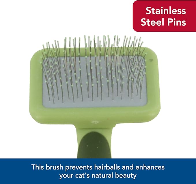 Coastal Pet Safari - Cat Soft Slicker Brush (6.5 x 3.5 Inches)