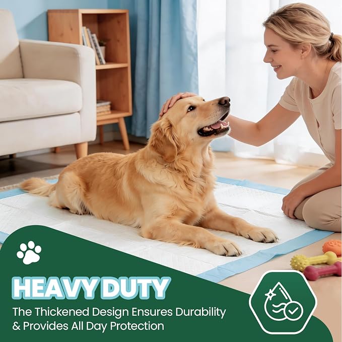 IMMCUTE 50 Pack Dog Pee Pads, 30"x36" Great Value Puppy Pads XL, Pee Pads for Dogs Cats Extra Large, Wee Wee Pads for Potty Training, Disposable Doggie Pads Super Absorbent & Leak-Proof